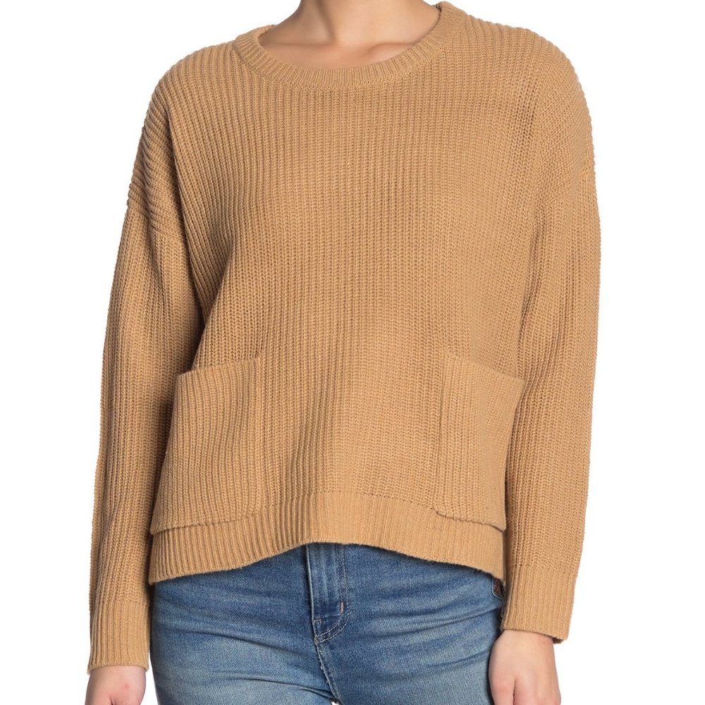 Nordstrom Camel/Tan Crewneck Sweater